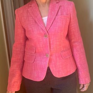 Talbots Pink Tweed Blazer